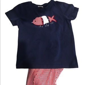 Boys size 5 summer set. Cotton